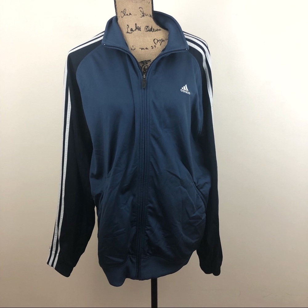 ADIDAS MENS ESSENTIAL TRACK JACKET